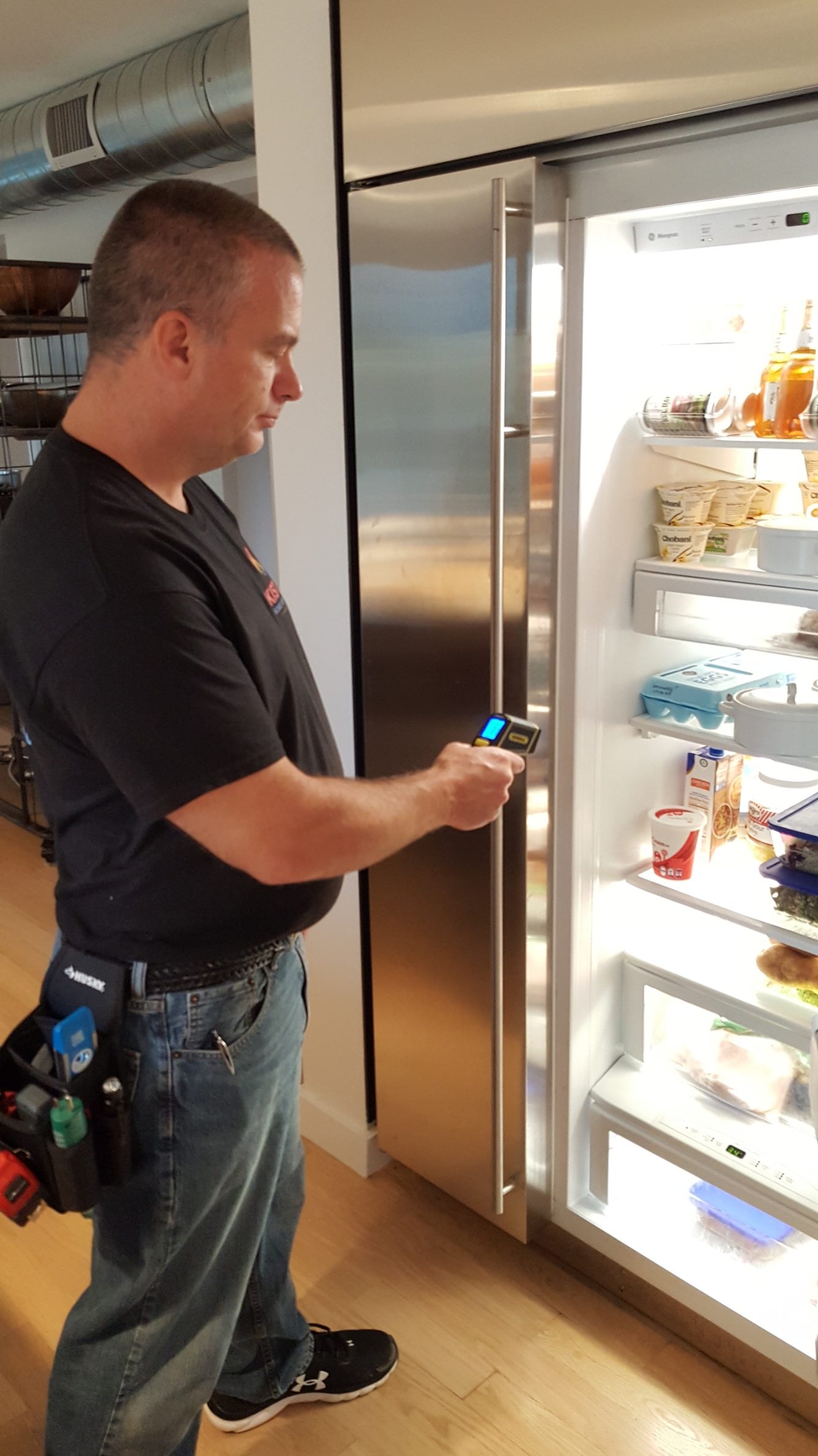 Testing refrigerator photo
